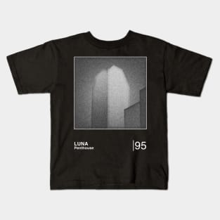 Luna / Minimalist Graphic Artwork Design Kids T-Shirt